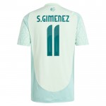 Günstige Fußballtrikots Mexiko Santiago Gimenez 11 Auswärtstrikot 2024 Kurzarm